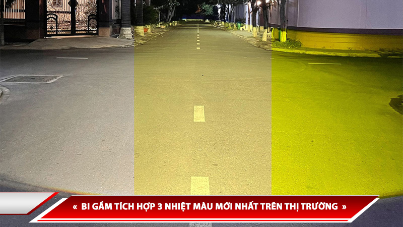 BI GẦM TÍCH HỢP 3 NHIỆT MÀU MỚI NHẤT TRÊN THỊ TRƯỜNG